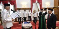 Jamaluddin Dilantik Jadi Inspektur Aceh, Ini Pesan Gubernur Nova